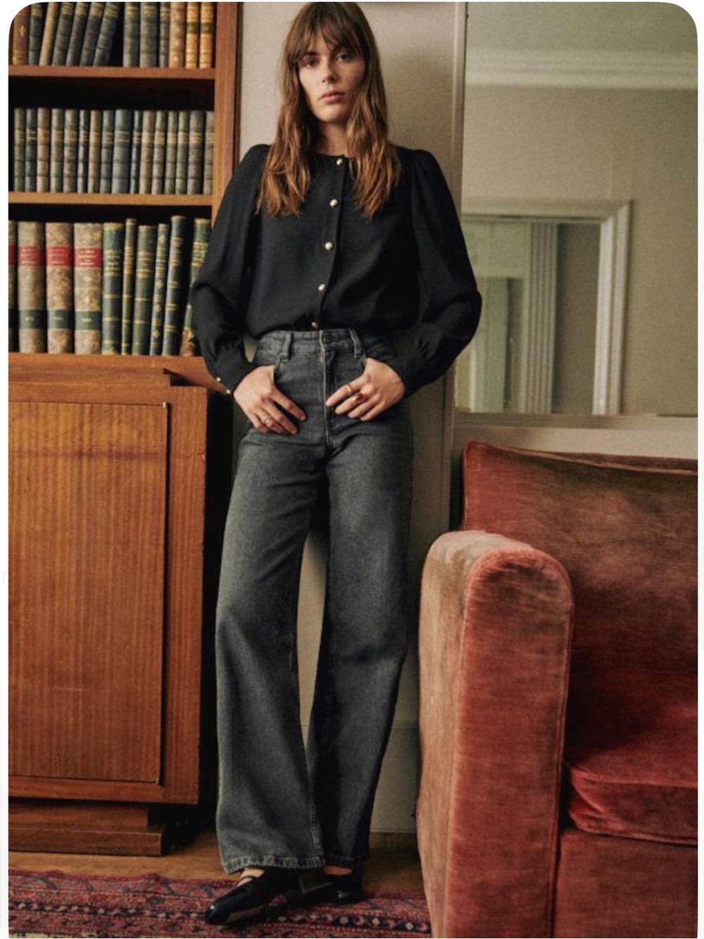 NWT SEZANE Romine Blouse